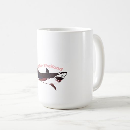 Tauchen Thailand Kaffeetasse (VorderseiteRechts)
