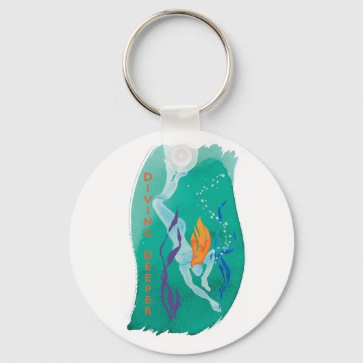 Tauchen Tiefere Schlüsselkette Schlüsselanhänger (Vorderseite)