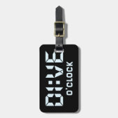 Tauchen-Uhr Gepäckanhänger (Vorderseite vertikal)