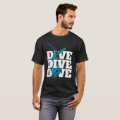 Tauchen und Tauchen T-Shirt (Vorne ganz)