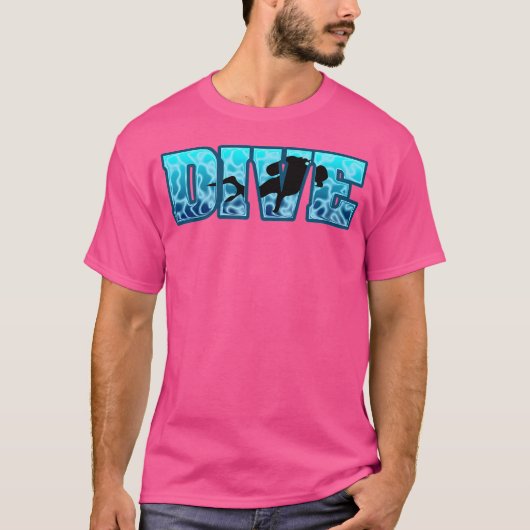 Tauchen unter Wasser T-Shirt (Vorderseite)
