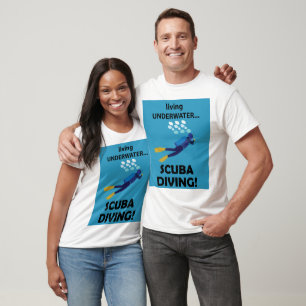 Tauchen unter Wasser Tauchen T-Shirt