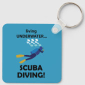 Tauchen Unterwasser Schlüsselanhänger (Rückseite)