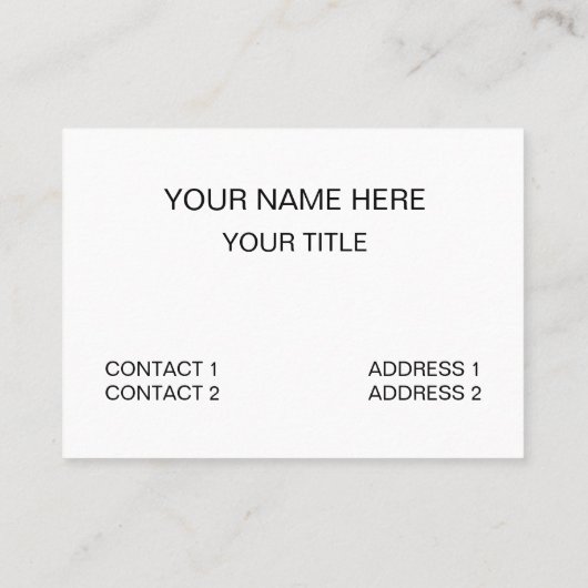 Tauchen Unterwasser Visitenkarte (Rückseite)