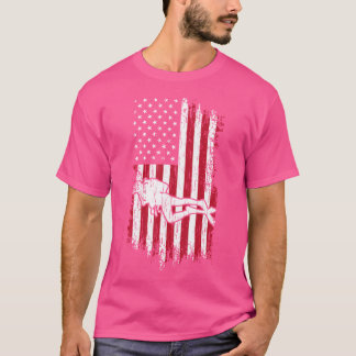 Tauchen USA Amerikanische Flagge Tauchen s T-Shirt