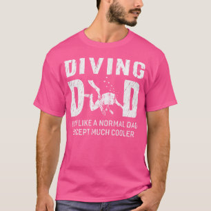 Tauchen Vater für Vatertaucher T-Shirt