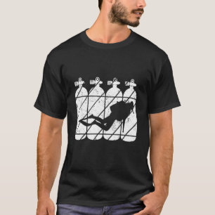 Tauchen Vintag Retro Scuba Diving Scuba Sea T-Shirt