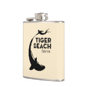 Tauchen von Haifischen am Tiger Beach Flachmann (Links)