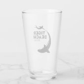 Tauchen von Haifischen am Tiger Beach Glas (Rückseite)