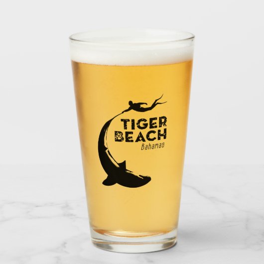 Tauchen von Haifischen am Tiger Beach Glas (Vorne (Gefüllt))