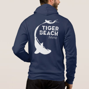 Tauchen von Haifischen am Tiger Beach Hoodie