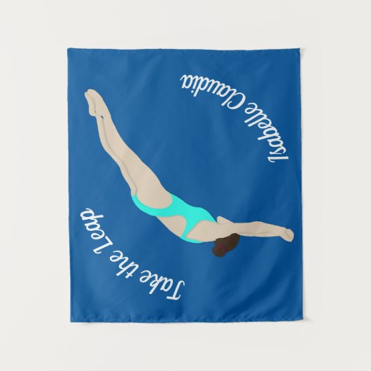 Tauchen Wandteppich (Vorderseite)