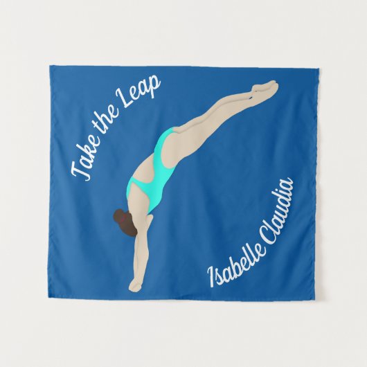 Tauchen Wandteppich (Vorderseite (Horizontal))