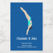 Tauchen Weinetikett (Einzelnes Label)