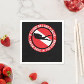 Tauchen, wenn Sie an Land gefunden werden, werfen  Serviette (Beispiel)