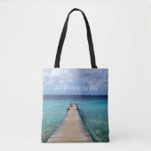 Tauchen wir ins Blau ein (anpassbar) Tasche (Vorderseite)