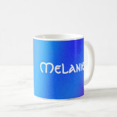 Tauchen wir mit einem Brief in "Melanie" ein! -Mug Kaffeetasse (VorderseiteRechts)