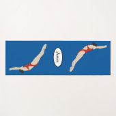 Tauchen Yogamatte (Vorderseite (Horizontal))