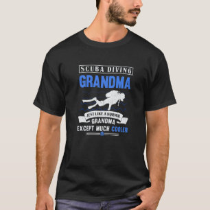 Tauchende Oma Tauchtante Unterwasser S T-Shirt