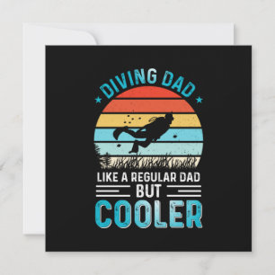 Tauchender Vater Einladung