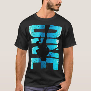 Tauchender Vater Tauchen Ozean Tauchen Freediving T-Shirt