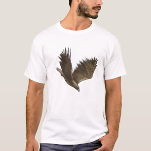 Tauchendes goldenes Eagle T-Shirt
