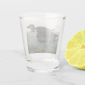 Tauchente-Schussglas Schnapsglas (Rückseite)