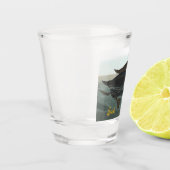 Tauchente-Schussglas Schnapsglas (Links)