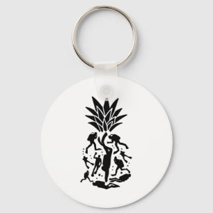 Taucher Ananas Schlüsselanhänger