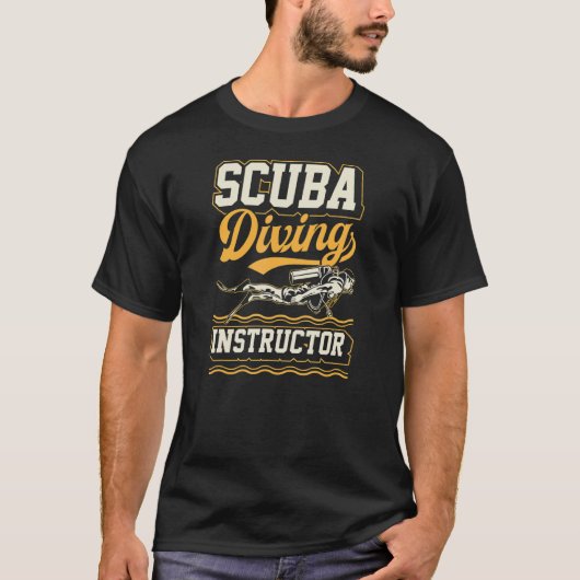 Taucher Ausbilder Open Water Divemaster Staf T-Shirt (Vorderseite)