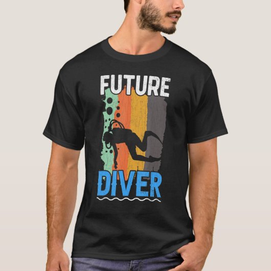 Taucher der Zukunft T-Shirt (Vorderseite)