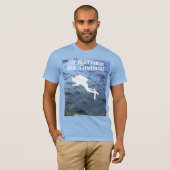 Taucher Design "Ich wäre lieber am Tauchen" T-Shirt (Vorne ganz)