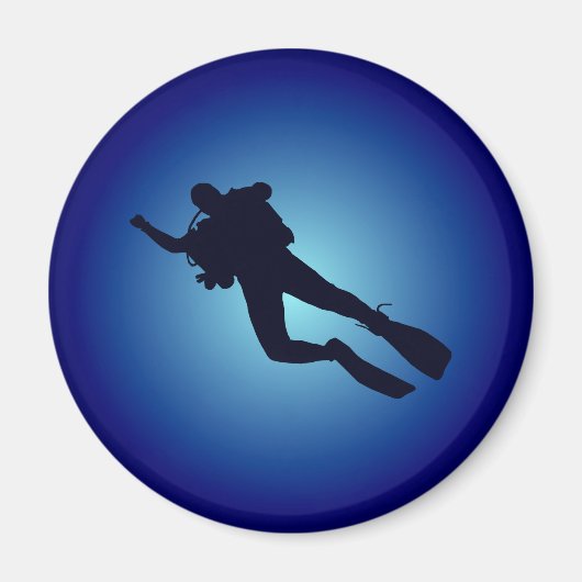 Taucher diver magnet (Vorne)
