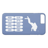 Taucher. Ein Telefongehäuse für Taucher Case-Mate iPhone Hülle (Rückseite (Horizontal))