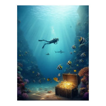 Taucher findet einen Schatz