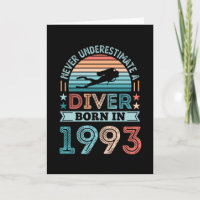 Taucher geboren 1993 30. Geburtstag Diving Gift Di