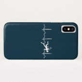 Taucher Herzschlag Case-Mate iPhone Hülle (Rückseite (Horizontal))