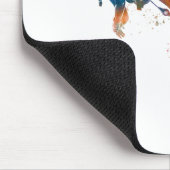 Taucher in Aquarell Mousepad (Ecke)