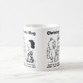 Taucher in Tauchgetrieben Füttre tropischen Fisch Kaffeetasse (Mittel)