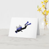 Taucher Karte (Gelbe Blume)