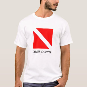TAUCHER KENNZEICHNEN UNTEN T - SHIRT