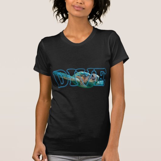Taucher-Liebe T-Shirt (Vorderseite)
