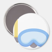 Taucher Magnet (Vorderseite/Rückseite)