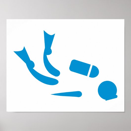 Taucher Poster (Vorne)