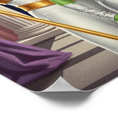Taucher Poster (Ecke)
