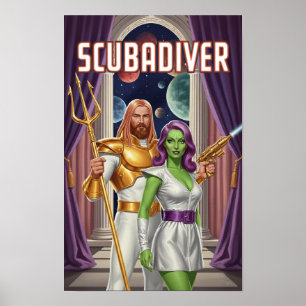 Taucher Poster