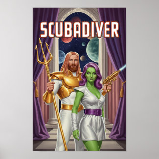 Taucher Poster