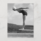 Taucher Postkarte (Vorderseite)