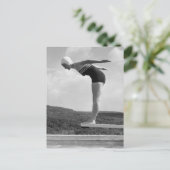 Taucher Postkarte (Stehend Vorderseite)
