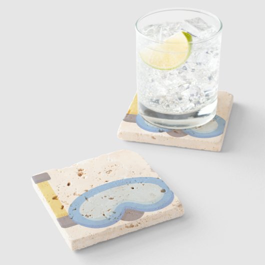 Taucher Steinuntersetzer (Seitenansicht)